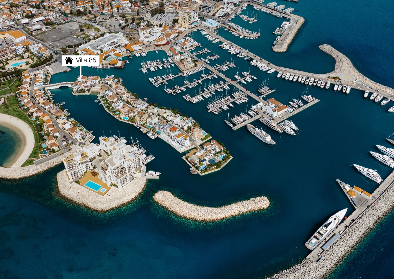 Island Villa 85 map image